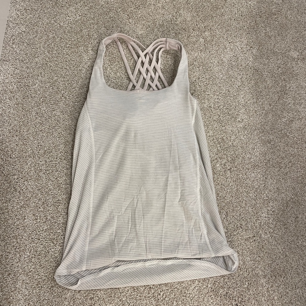 White Lululemon Tank Top